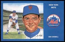 1969 Historic New York Mets Postcard Don Cardwell #6