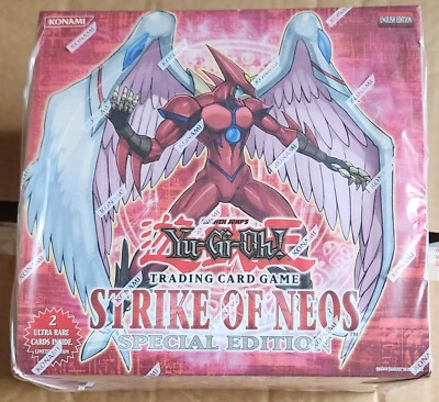 2007 YUGIOH STRIKE OF NEOS SPECIAL EDITION FACTORY SEALED DISPLAY NEW (EUROPEAN) - Image 1 of 4