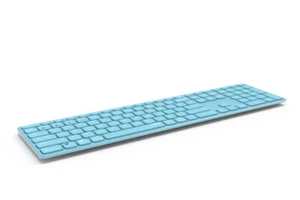 Rapoo E9800M kabellose Tastatur QWERTZ wiederaufladbar Aluminium Design PC Mac A - Bild 1 von 5