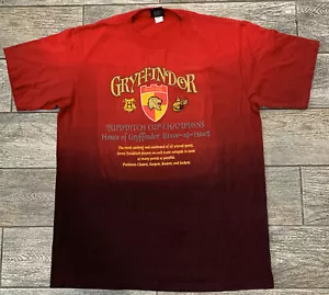 Rare VTG Harry Potter 2000 Gryffindor Y2K Single Stitch Men’s Size L T Shirt EUC - Picture 1 of 10