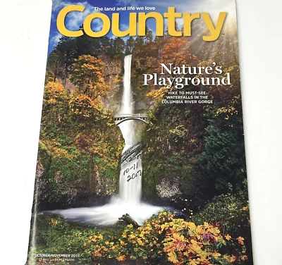 2017 Country Magazine Columbia River Gorge Waterfalls Amish Life Covered Bridges Foto 1 de 4