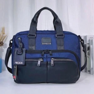 Maletín de 2 vías Tumi ALPHA BRAVO bolso de negocios azul marino cercanías ALPHA ALBANY 232640 - Imagen 1 de 9