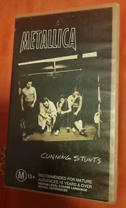 Vintage Double METALLICA Video VHS - 1998 - CUNNING STUNTS Live Fort Worth TEXAS - Picture 1 of 4