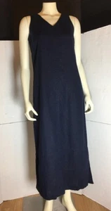 Paul Harris Design Kleid mittelgroß Leinenmischung ohne Ärmel dunkelblau - Bild 1 von 7