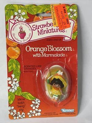 Strawberry Land Miniatures 1981 flor de azahar con mermelada Kenner nuevo en caja Foto 1 de 4