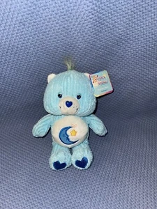 Care Bears Bedtime New Stuffed Plush Doll Toy Figure Blue Moon Soft Bear 2003 - Picture 1 of 2