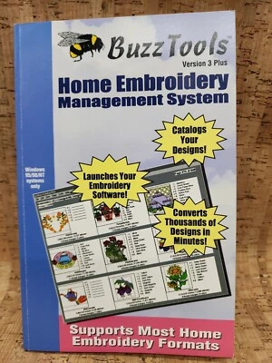 Buzz Tools Home Embroidery Management System Version 3 Plus GUIDE BOOK ONLY - Image 1 of 4