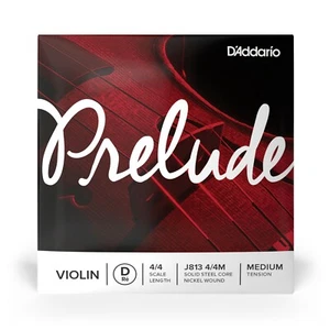 D'Addario J813 4/4M-B10 Prelude Violin 4/4 - Medium D string - 10 pack - Picture 1 of 1