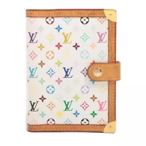 Funda para cuaderno Louis Vuitton Agenda PM monograma multicolor R20896 blanca - Imagen 1 de 7