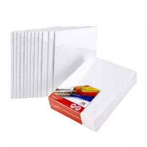 10 Blank Panels 8”x 12” Artist Canvas Panel Board Art Drawing Wholesale Arts - Picture 1 of 1