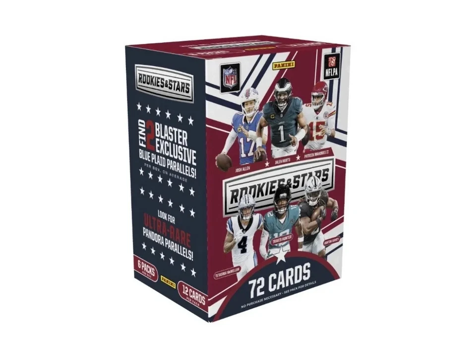 New Listing2025 Panini Rookies & Stars Football Hobby Blaster Box