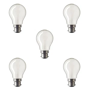 Lampadina GLS 240V 60W B22D Perla (confezione da 5) - Foto 1 di 1