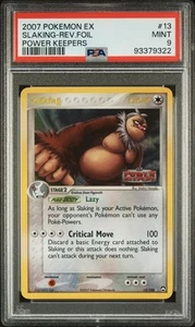 PSA 9 2007 POKEMON EX POWER KEEPERS #13 SLAKING -REV.FOIL POWER KEEPERS - Picture 1 of 2