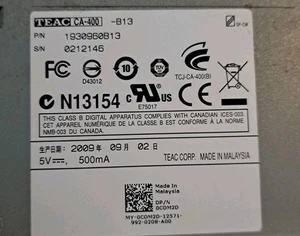 Dell  2VP58   teac ca400  Card reader 1930960b12 - Picture 1 of 2