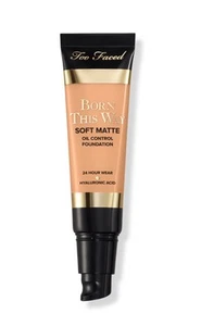 TOO FACED BORN THIS WAY SOFT MATTE OIL CONTROL FOUNDATION NUDE NEW - Picture 1 of 6