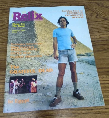 Relix Magazine Vol 6 No 1 Feb  1979 Grateful Dead Egypt Articles Photos Bob Weir - Image 1 of 4