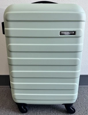 Travelers Club Austin 3 Piece Carry-On Hardside Luggage Set, Green Lily - Image 1 of 4