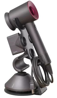 Suporte magnético para secador de cabelo Dyson Supersonic com plugue de alimentação e acessórios - Imagem 1 de 4