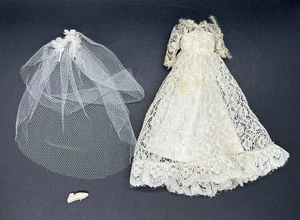 Vintage Topper Alba Abito Matrimonio Campana Sogno #0815 TLC Abito Velo Scarpa - Foto 1 di 17
