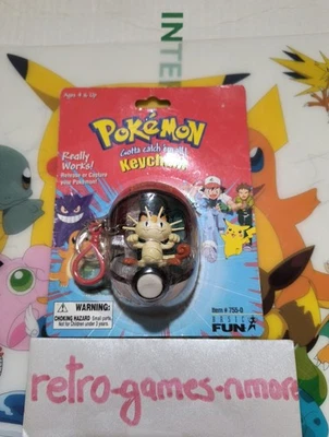 Pokemon Meowth Figura Poke Ball Básico Divertido Llavero De Colección Imagen Real Sellada Nuevo Foto 1 de 4