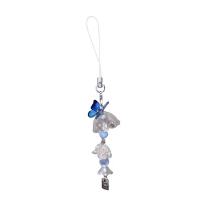 Lightweight Clear Blue Acrylic Cellphone Lanyard Creative Phone Strap - Picture 1 of 8