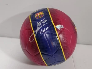 Lionel Messi Signed Autographed Barcelona Soccer Ball Fanatics Authentic - Picture 1 of 4