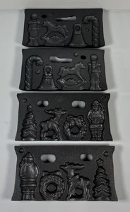 John Wright Christmas Clear Toy Candy Lollipop Molds Cast Iron - Picture 1 of 5