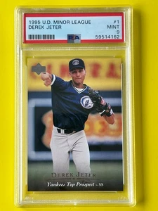 Derek Jeter 1995 Upper Deck #1 Minor League Top Prospect - PSA 9 como nuevo - Imagen 1 de 1