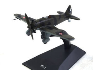 Yakovlev UT-1 Soviet Trainer Aircraft 1936 Year 1/80 Scale Model with Stand