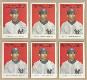 Lot of (6) 2004 Topps Cracker Jack MARIANO RIVERA #235 HOF Yankees FREE SHIP - Picture 1 of 1