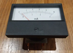 Vintage Milliammeter 0-10mA Moving Coil 1mA F.S.D. 75R / Shunt = 0.5R - Picture 1 of 2