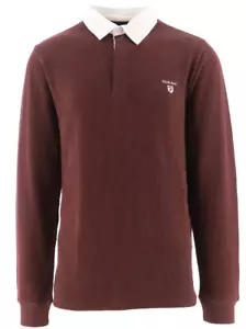 Suéter polo de rugby Farah Decadent chocolate Parkside - Imagen 1 de 5