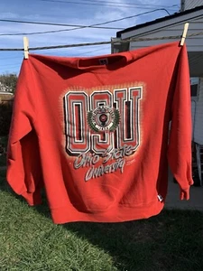 Vintage Ohio State Buckeyes Russell Athletic Crewneck Sweatshirt Size Large USA - Picture 1 of 9
