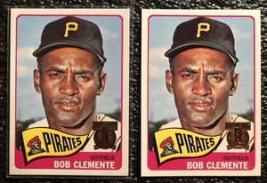 1998 Topps Roberto Clemente 1965 Hermetically Sealed Reprint Set Of 2 HIGH GRADE