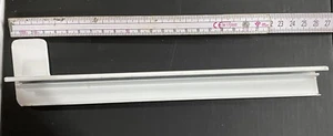 Fensterbank Abschluss Alu weiß rechts - Bild 1 von 3