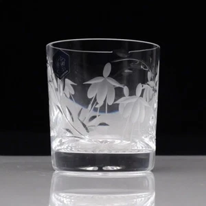 Stuart Crystal Cascade Cut Whisky Glass Tumbler 3 5/8" 9.2 cm Tall 1st Quality - Picture 1 of 2