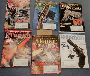 LOT of 6 Back Issue Rifleman Magazines Mixed VG+ 2011 - Picture 1 of 1