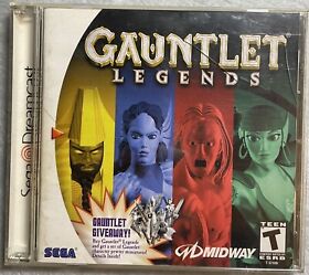 Gauntlet Legends (Sega Dreamcast, 2000) Complete w/Registration Card - Works