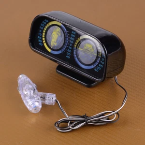 Car LED Backlight Inclinometer Angle Tilt Slope Meter Pitch Rolling Level Gauge - Picture 1 of 4