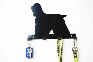 Cocker Spaniel - Dog Lead / Key Hanger, Holder, Hook (metal) - Picture 1 of 3