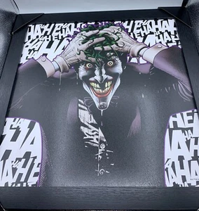 JOKER-Framed Wall Art Joker Batman Insane Villain DC Comic - Picture 1 of 2