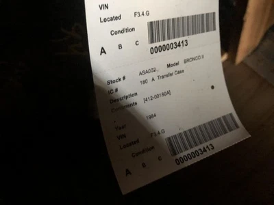 Transfer Case 108" Wb Manual  Fits 83-85 RANGER 1688 - Imagem 1 de 2