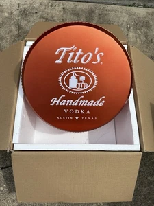 Huge Tito's Vodka COPPER Cap Display Piece. - Picture 1 of 3