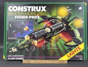 Vintage Fisher Price Construx #6225 Laser Demon Rare 1980s Alien Building Toy - Picture 1 of 5