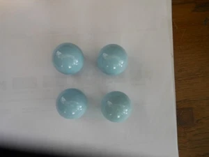 4 manopole rotonde nuove porcellana bambino blu diametro 1,25 pollici di GH Home - Foto 1 di 4