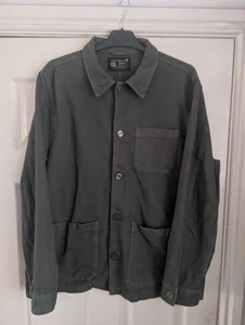 Carhartt Shacket Uomo Taglia Media Vestibilità Larga Verde Buone Condizioni - Foto 1 di 10