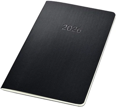 sigel Taschenkalender Conceptum 2026 ca. DIN A5 schwarz