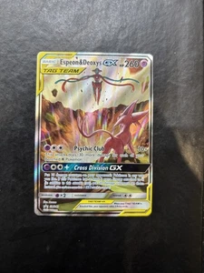 Pokémon Sun Moon Promo Espeon Deoxys Tag Team GX Card SM240 - Picture 1 of 4