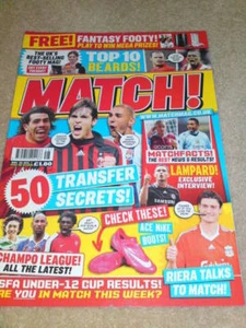 MATCH FOOTBALL MAGAZINE - Nov 25 2008 - Imagen 1 de 1