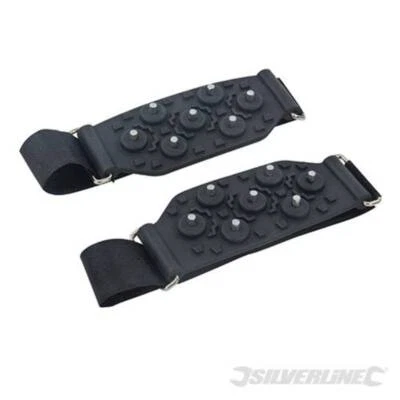 SILVERLINE Eis- Schuhkrallen Einheitsgröße Spikes Eiskrallen Winterzubehör